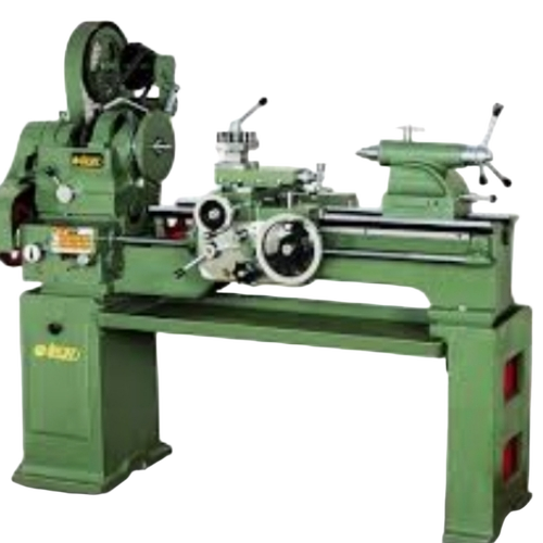Light Duty Lathe Machine - Metal, Compact, Green, 220-440V | Simple Control, Manual Operation, Bench Mounted