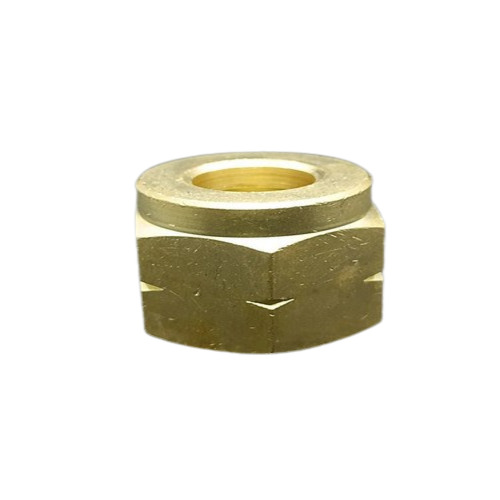 Round Brass M10 Hex Nut