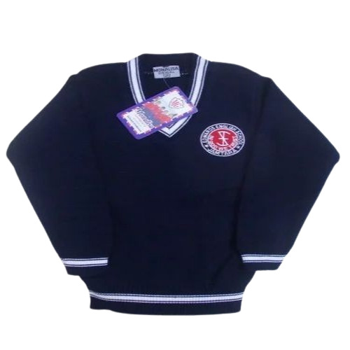 School Uniform Sweater - Collar Style: Straight