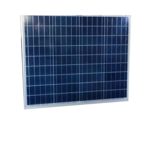 50 Watt Polycrystalline Solar Panel - Color: Blue & Grey