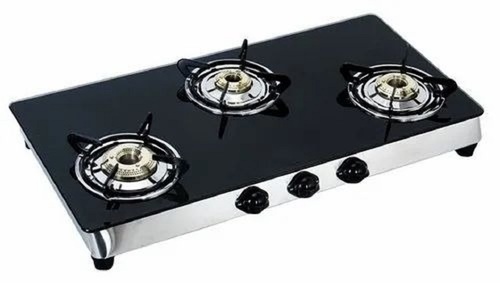 4 Burner Glass Top Gas Stove