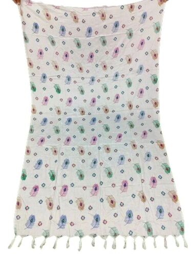 Cotton Shawl - Color: White