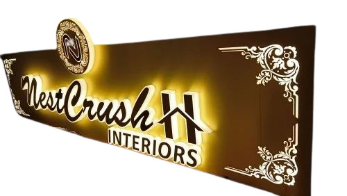 10mm Acrylic Led Sign Board