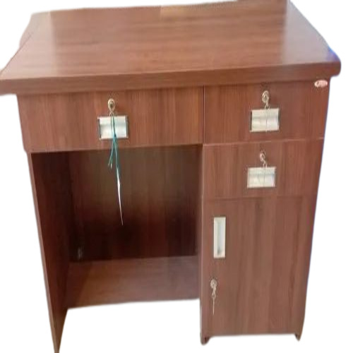 Brown Rectangular Office Wooden Table