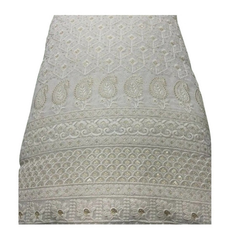 White Sherwani Fabric