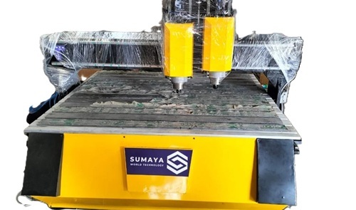 Double Head Wood Router Machine