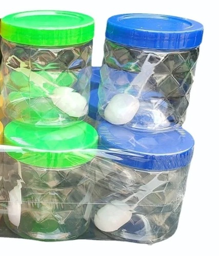 Transparent Plastic Jar