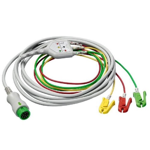 3 Lead ECG Cable For GE