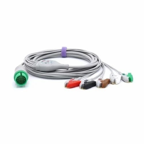 5 Lead Ecg Cable For Nihon Khoden
