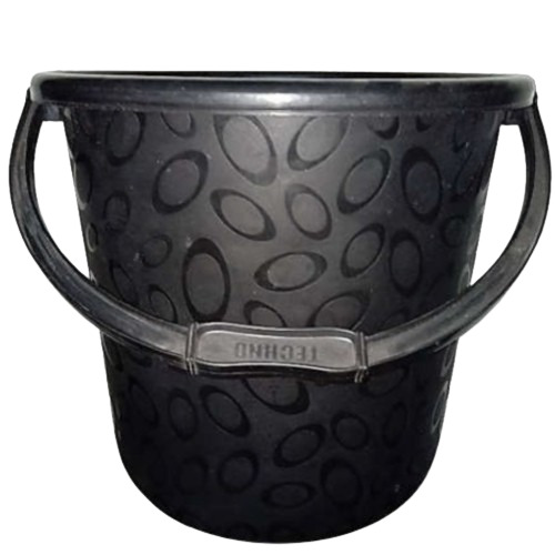 Black Plastic Bucket