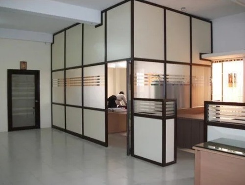 Plain Aluminum Office Partition