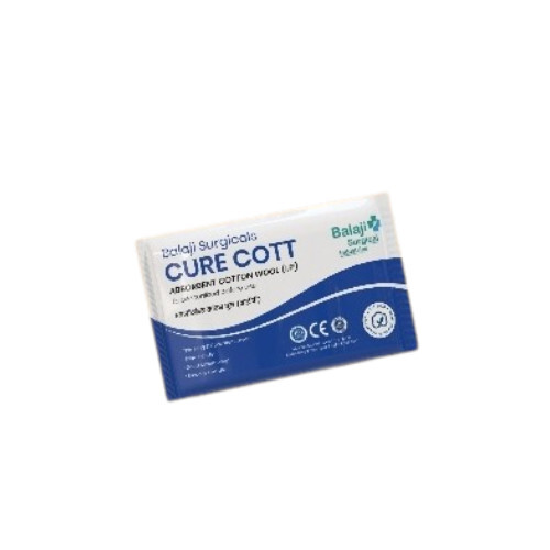 100% Pure Surgical Cotton - Color: White