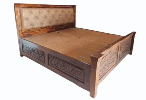 78 Inch Sheesham Wood Box Bed