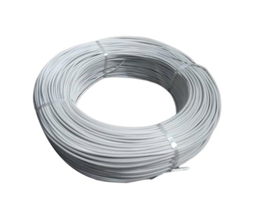 Electrical Wire - Copper Conductor, 1 Sqmm, 90 Meter, White | PVC Insulation, Shock & Flame Resistant, Flexible, Easy to Use
