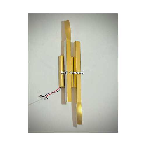 Iron Made Modern Contemporary Wall Light with Golden powder coated finish