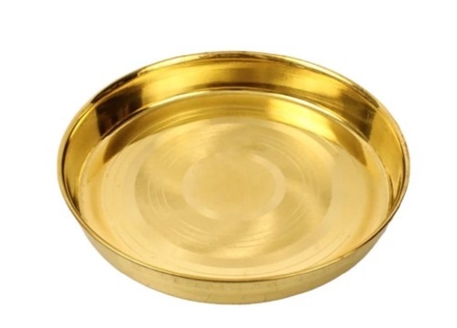 Brass Dinner Plate - Feature: Scratch Resistant