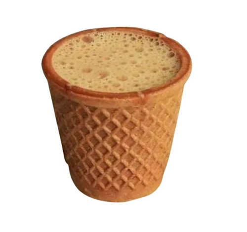Brown Edible Tea Cup