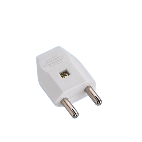 White 2 Pin Plug