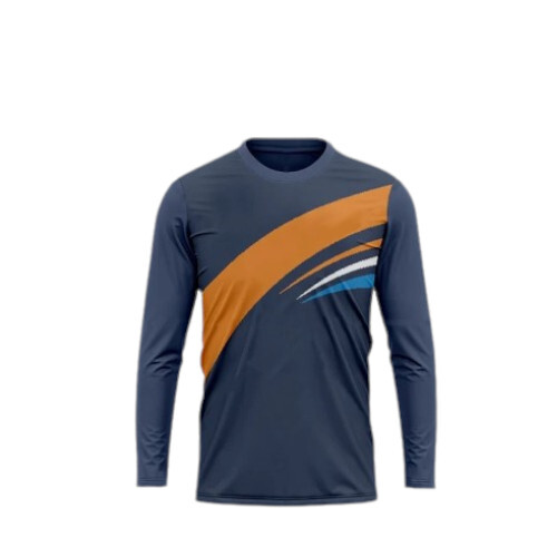 Full Sleeves Sublimation Polyester Round T-Shirt