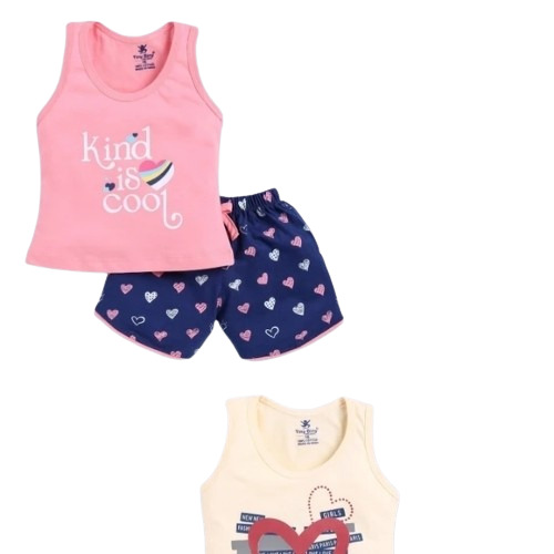 Girls Casual Top And Shorts Set