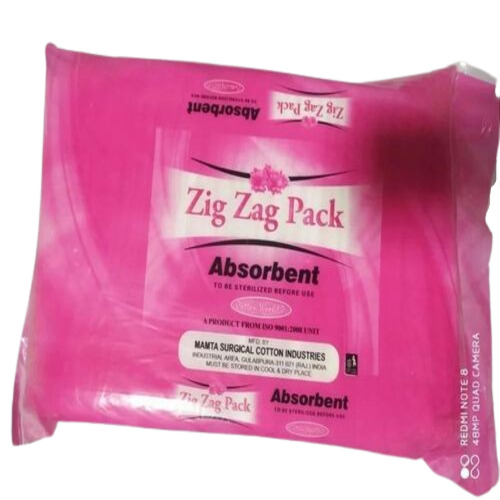 Zigzag Cotton Wool - Application: Hospital