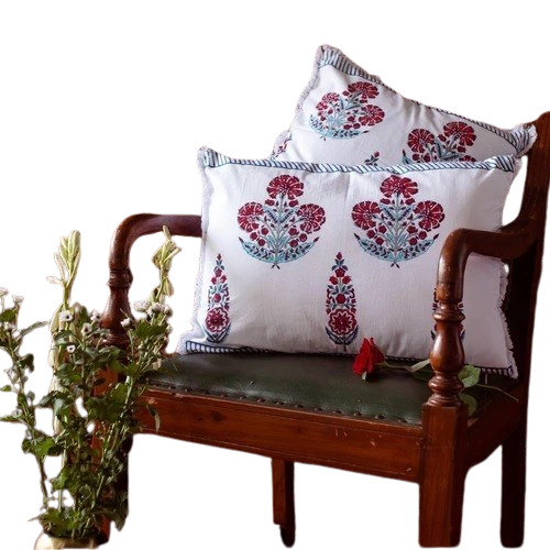 Block Print Cushion Cover 