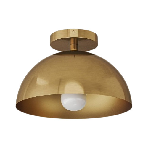 Brass Flush Mount Ceiling Light