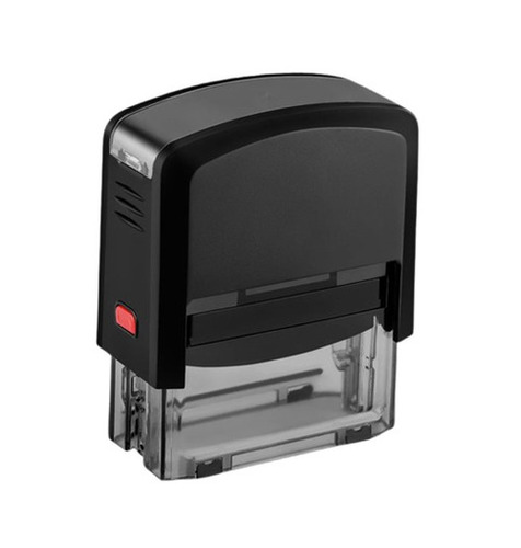 Black Self Inking Rubber Stamp