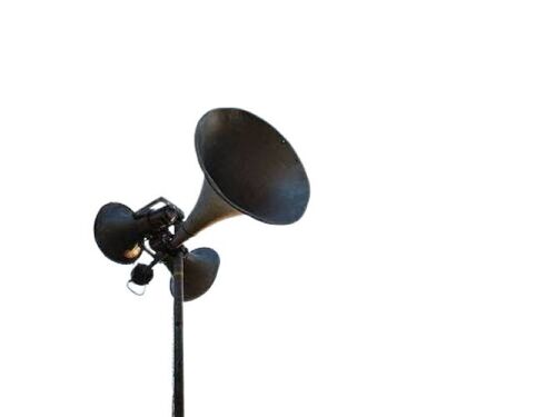 Horn Speakers - Color: Red
