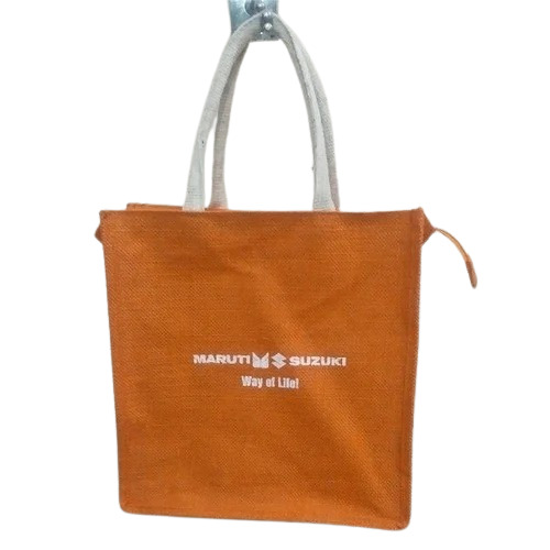 Printed Jute Carry Bag
