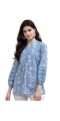 Cotton Printed Short Kurti