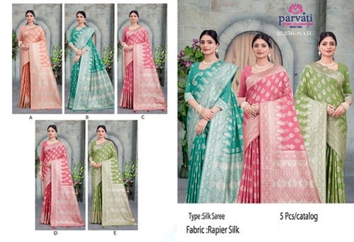 Rapier Silk Saree - Color: All