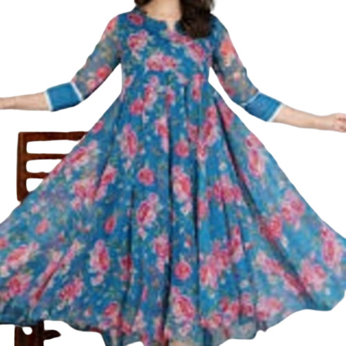 Printed Anarkali Kurti 