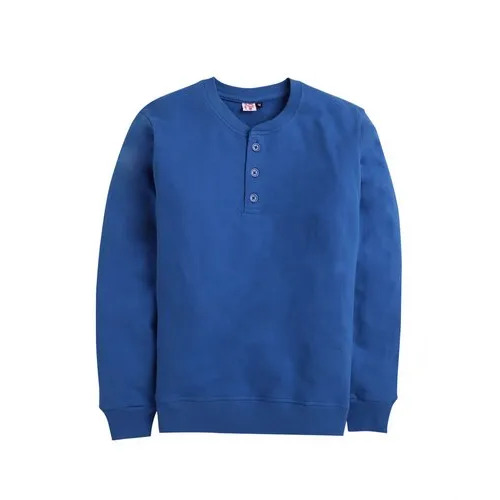 Mens Full Sleeve Henley T shirt