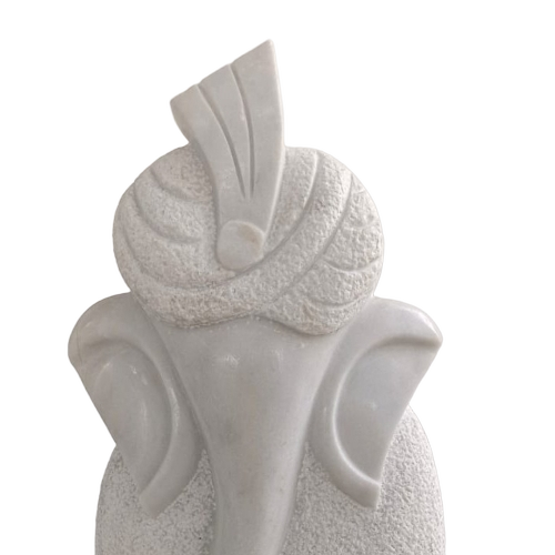 White Marble Ganesh Statue