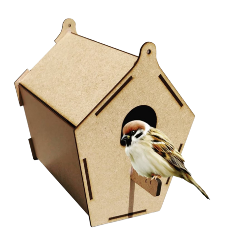 Wooden Bird House