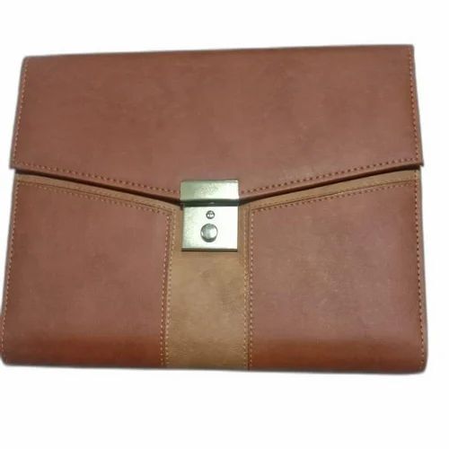 Brown Leather Lock Diary