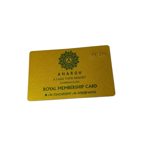 Premium Gold Mettalic Card