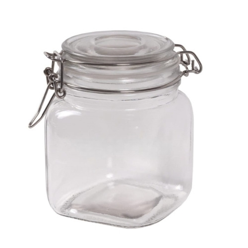 Square Glass Jar 750 Gm