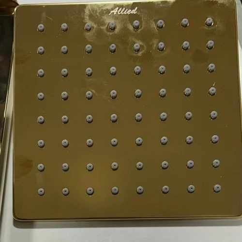 6 Inch Brass Square Bathroom Overhead Shower