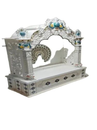 Marble Painted Temple - Color: White