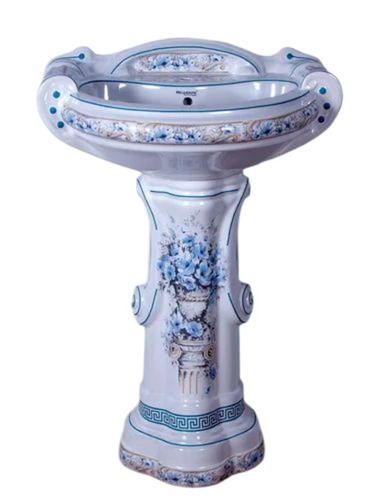 Ceramic Pedestal Wash Basin