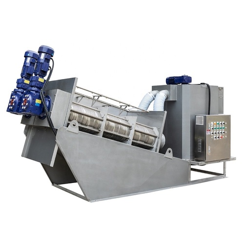 Screw Press Sludge Dewatering Machine