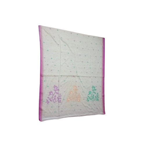 Cotton Embroidery Saree