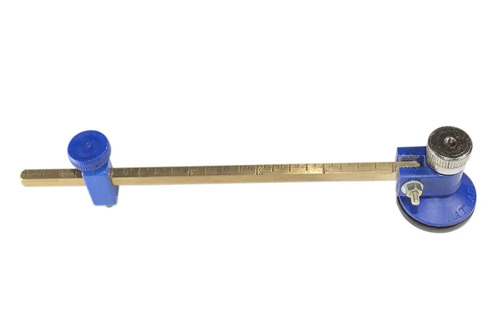 Glass Circle Round Cutter - Color: Golden & Blue