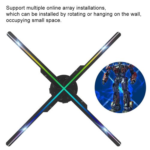 50Cm 4 Blade Hologram Fan For Business Promotion - Warranty: 1 Year