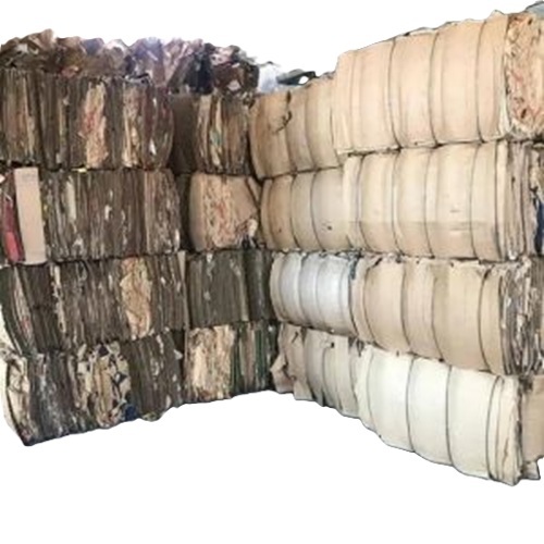Brown Paper Waste Material