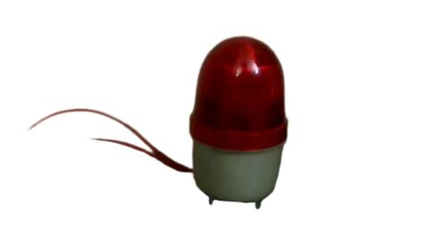 Red Plastic Warning Led Light