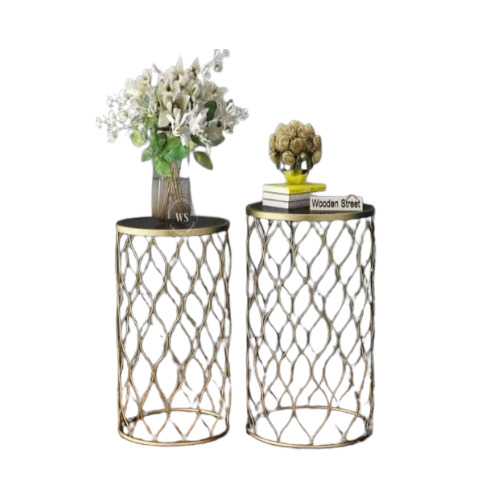 Metal Round Side Table