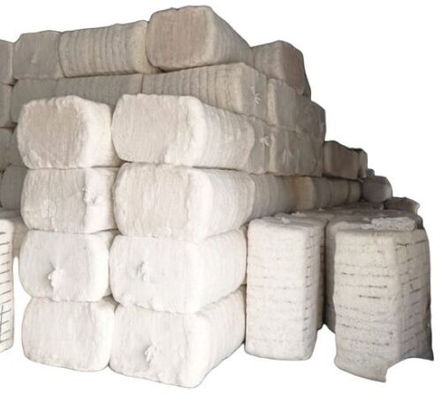 Raw Cotton Waste - Color: White